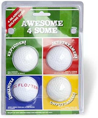 Golf Gags - Pro Golfer 4 Trick Balls