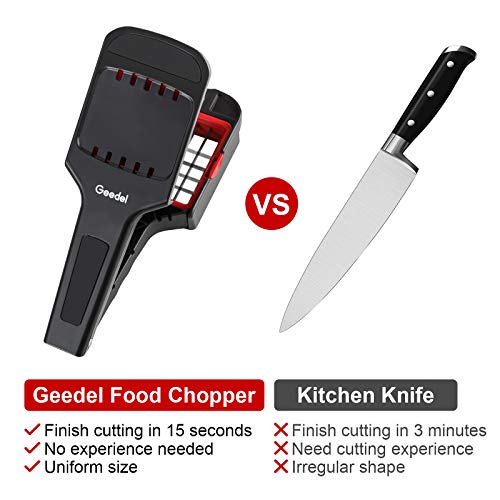 Geedel Food Chopper, Vegetable Chopper Easy to Clean Food Choppers and