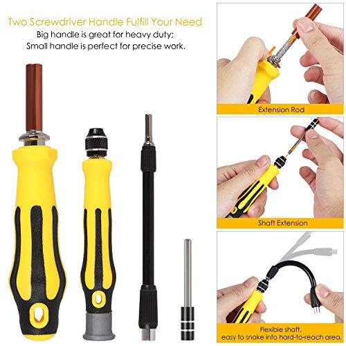 image for Fnado&Tools 71 in 1 Precision Screwdriver Set with 65 Bit Magnetic Scr