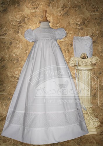 Heirloom 34" Christening Baptism Gown- Size 6 Months
