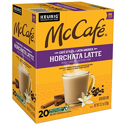 MCCAFE CAFE STYLES OF LATIN AMERICA HORCHATA LATTE, KEURIG SINGLE SERVE K-CUP COFFEE PODS, 20 COUNT (PACK OF 1)
