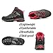 Clorts Women's Hiker Waterproof Lightweight hiking camping Boot Outdoor High-Traction Grip Backpacking Shoe