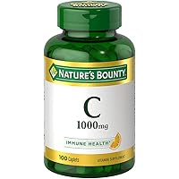 Vitamin C by Nature’s Bounty for immune support. Vitamin C is a leading immune support vitamin, 1000mg, 100 Caplets