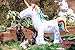 Rainbow Lemon Giant Inflatable Unicorn Sprinkler