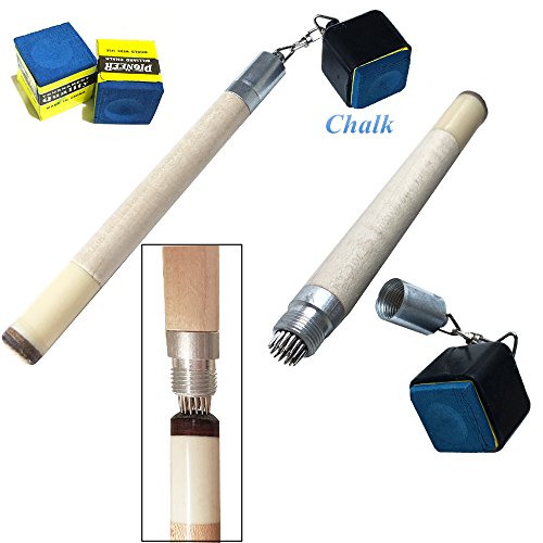image for TaiBA Pool Stick Accessories Kit [ Chalk Holder + Tip Pricker + U-Shap