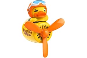 Car Air Fresheners,Cute Bear Pilot Car Diffuser Rotating Propeller Air Outlet Vent Fresheners,Aromatherapy Ornament Car Acces