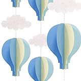 AZOWA Big Size Hot Air Balloon Decorations Blue