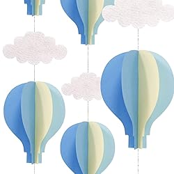 AZOWA Big Size Hot Air Balloon Decorations Blue