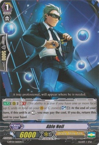 Cardfight!! Vanguard TCG - Able Neil (G-BT01/060EN) - G Booster Set 1: Generation Stride