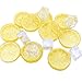 Hagao Fake Lemon Slice Artificial Fruit Highly Simulation Lifelike Model for Home Party Decoration Yellow 10 pcs
