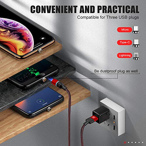 Charging Cable, CAFELE 2 Pack/6.6ft 3 in 1 Phone