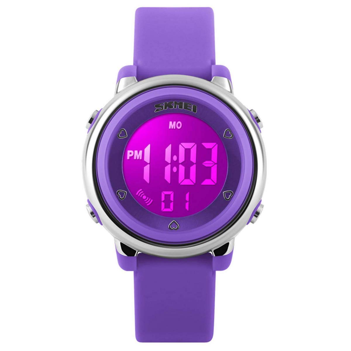 WONOLO Kids Digital Sport Waterproof Watch for Girls Boys, Kid Sports Outdoor LED Electrical Watches with Luminous Alarm Stopwatch Child