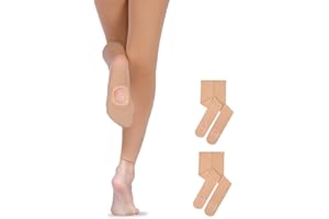 HiDance Girl's Women's Ballet Dance Tights, Ultra Soft Convertible Footed Dance Sockings Ballet Transition Tights