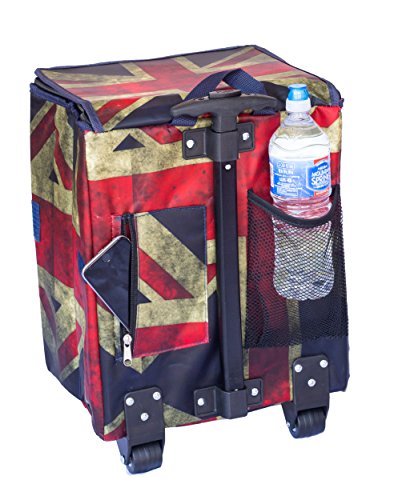 image for dbest products Smart Cart, Britain Collapsible Rolling Utility Cart Ba