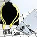 BYZ In-Ear Earbuds Sports Headphones Wired Earphones with Microphone Black