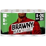 Brawny Flex Paper Towels, 8 Triple Rolls = 24