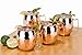 Old Dutch OS429H International, Purveyors of the Original 100% Pure Copper, Unlined Hammered Moscow Mule Mug, 16-Ounce, Set of 4