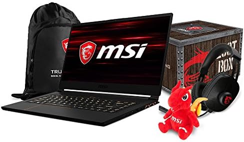 MSI GS65 Stealth Thin-068 15.6" Ultra Thin Gaming Laptop - Intel Core i7-8750H, GTX1070, 32GB DDR4, 1TB NVMe SSD RAID, Win10PRO, VR Ready + Gaming Bundle