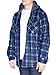 Walnut Creek Mens Fleece Lined Plaid Flannel Jacket