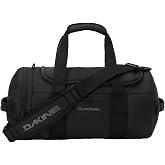 Dakine EQ Duffle 2.0 35L Packable Gym &amp; Travel Duffel Bag | Packs into its own end pocket for storage, then opens wide with a U-shape zip and padded shoulder strap.