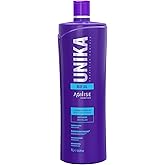 Agilise Unika Brazilian Keratin Hair Treatment Straightening for Blonde Hair – Straightener Gel with Ojon Oil & Violet, No Yellow – Keratina para alisar el pelo decolorado sin formol – Blue