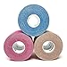 Intock Kinesiology Tape, Original Elastic Therapeutic Athletic Tape for Pros, Injury Recovery, Pain Relief; Water Resistant Sports Tape; 16.4 Feet x 3 Rolls Multi-Color Uncut Latex Free Kinesio Tape