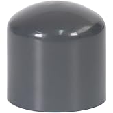 Lesso America 847 Series - Schedule 80 PVC Fittings (Black) - Cap - 3/4" (SOC) / Plumbing, Irrigation, Pool, Spa, DIY/More Durable, High-Pressure Applications, UV Resistant (847-007)