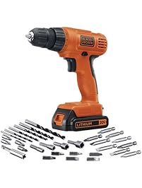 BLACK+DECKER LD120VA 20-Volt Max Lithium Drill/Driver with 30 Accessories