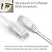 Flat Ethernet Cable Cat 6 100 ft White with Snagless RJ45 Connectors - Slim Long Internet Network Cable Cat6 Computer Cable - At a Cat5e Price but Higher Bandwidth - 100 Feet (30 Meters)