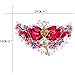 TAFLY Beautiful Fake 3D Decal Temporary Tattoo for Women Bow Tie Key Design Tattoo Sticker Body Chest Waist Art Tattoos 3 Sheets