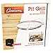 Campfire Pit Grill - Open Fire Swivel Camping Grill with XL Non-stick Grilling Surface and Carrying Bag - Great for 4th of July