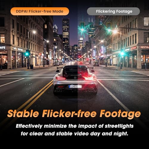 DDPAI Dash Cam for Cars, 4K+1080P Front and Rear Dashcam, Dual HDR Dash Camera, 5G WiFi6, 2K/60FPS, 3" IPS, GPS, AI ISP Night Vision, 24H Parking Monitor, ADAS, G-Sensor, Max Support 512G, Z60 2026