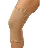 Thermoskin Elastic Knee Stabilizer, Medium | Seamless elastic compression and flexible side stabilizers provide comfortable medial and lateral knee support.