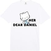 Hello Kitty and Dear Daniel Couples Tee Shirt Comfort Colors Adult Heavyweight T-Shirt