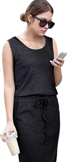 Amazon Miidue マキシワンピース マキシ ワンピース ワンピ タイト ロングワンピース レディース Wa0077 ワンピース チュニック 通販