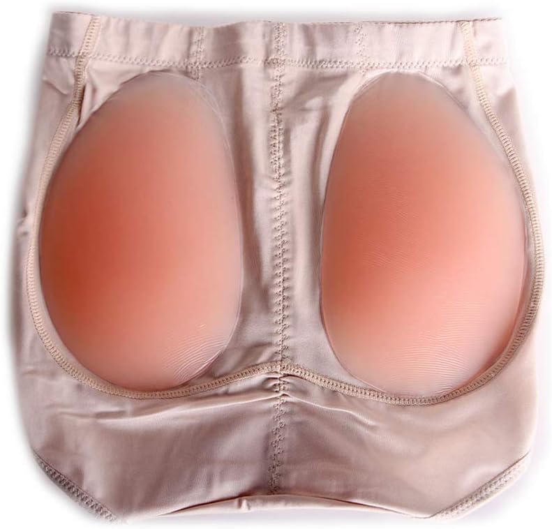 Women Removable Silicone Insert Panties Fake Ass Lift Butt Padded Underwear
