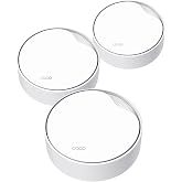 TP-Link AX3000 PoE Mesh WiFi 6, Deco X50-PoE (3-Pack) | Ceiling/Wall-Mountable WiFi 6 Mesh, Replaces Router/Access Point/Extender, Powered, Dual 2.5G Ports