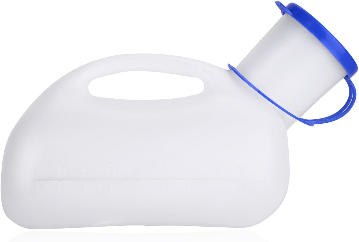 AWOKEN Male Potty Urinal for Car, Toliet Urinal for Men,Pee Bottle, Plastic Can for Traffic Jam, Camping Outdoor Travel