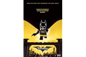 THE LEGO BATMAN MOVIE 27"x40" D/S Original Movie Poster One Sheet DC Will Arnett 2017