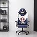 Neo Chair Licensed Marvel Premium Gaming Racing Chair Executive Office Desk Task Computer Home Chair (Captain America White Blue)