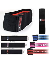 Bandas de resistencia para piernas y botones, bandas de entrenamiento, juego de 3   Tela elástica antideslizante, no enrollable   perfecto para sentadillas, muslo, cadera y booty bandas para mujeres y hombres