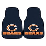 FANMATS NFL Chicago Bears Nylon Face Carpet Car Mat