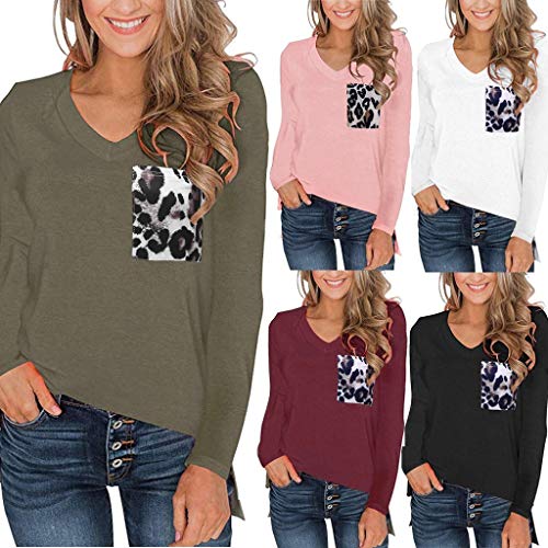 1 Blouses+Patchwork+Pullover+Contrast+Sweatshirt