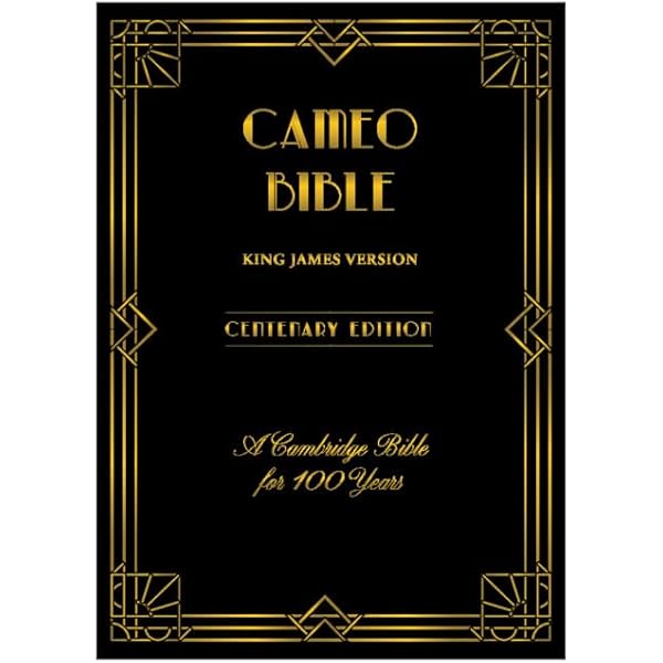 KJV Cameo Reference Edition, Green Goatskin Leather, Red-letter