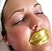 5 Masks 24K Gold Collagen Lip Treatment Mask Patches. Plumper Fuller Softer Lips. Anti Aging Reduce Fine Line Wrinkles Creases Hydrating Moisturizing Uplifting Tone Firmer Smooth Lips Regeneration. Treats Dry & Chapped Lips.