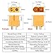 AUTOUTLET XT30/XT60 Bullet Connectors Plugs Male & Female for RC Car/Boat/LiPo Battery (10 Pairs XT60 Connectors Plugs)