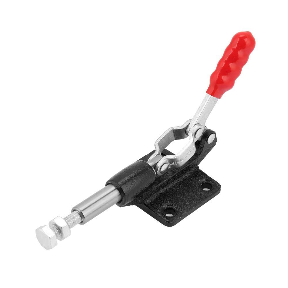 Toggle Clamps Quick Release Akozon Toggle Clamp Iron Galvanized Quick Fixed Toggle Clamp Holding Latch Push Pull Action Hand Tool for Machine Operation, Woodworking, Welding, Molding(GH-305-CM)
