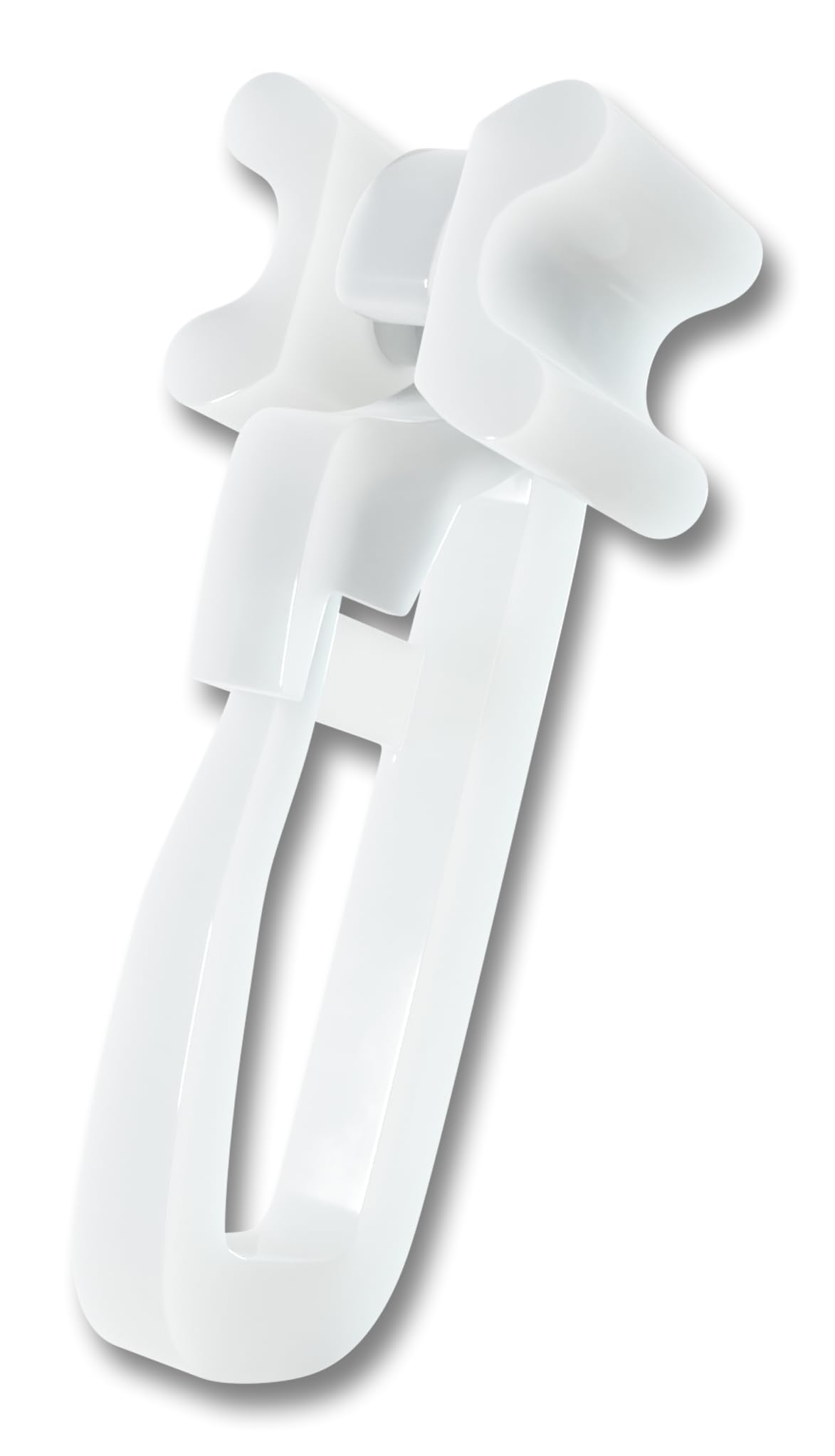 100x Professional Curtain Sliders with Joint for Aluminium Rails with 6 mm Cut-Out