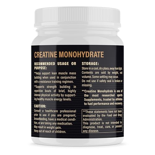 METALIFE 100% Pure Creatine Monohydrate Powder 200 Servings, Micronized Powder, Muscle Growth, Unflavored, Ideal for Athletes & Fitness Enthusiasts, Third Party lab Tested, Vegan, 1000 g