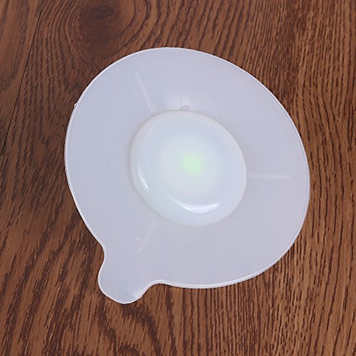 Whitelotous Silicone Cup Lid - Bean Sprouts Dustproof Reuseable Magic - Tea Coffee Cover Lid (Green)